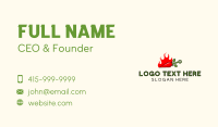 Hot Sauce Business Card example 1