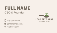 Shovel Gardening Tool  Business Card