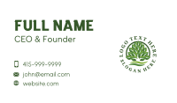 Organic Leaves Farm Business Card