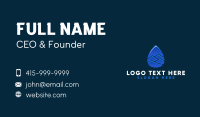 Sea Wave Droplet Business Card