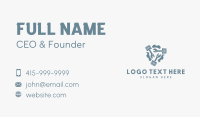 Wrench Gear Tool Business Card Design