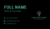 Wellness Tree Woman Business Card Design