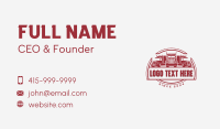 Freight Trucking Vehicle Business Card