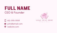 Hat Beauty Fashion Business Card