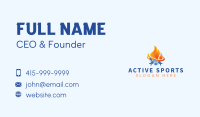 Fire Ice Element Business Card