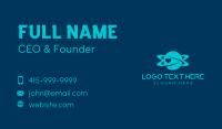 Loop Planet Heart Business Card Design