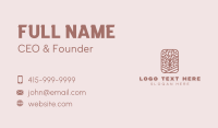 Nature Tree Gardening Business Card