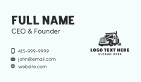 Trailer Truck Logistics Business Card