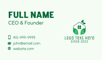 Leaf House Real Estate  Business Card