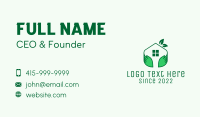 Leaf House Real Estate  Business Card Design