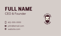Male Beard Barbershop Business Card