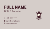 Barbershop Business Card example 4