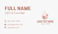 Rose Essential Oil  Business Card