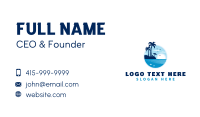Blue Summer Island Business Card
