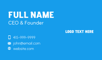 Professional Commerce Brand Business Card