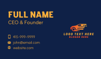 Fast Sports Car Business Card