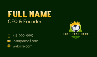 Football Soccer Crown Business Card