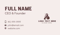 Bear Winter Coffee Business Card