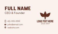 Almond Business Card example 2