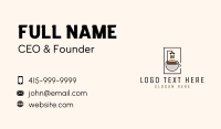 Late Night Coffee Shop Business Card Design