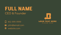 Left Business Card example 4