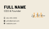 Deluxe Business Card example 1