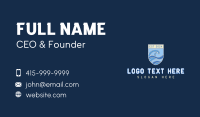 Wave Travel Tourism Business Card