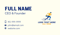 Fast Running Handyman Business Card