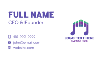 Music Player Business Card example 2