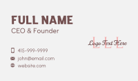 Premium Feminine Brand Business Card Design