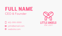 Pink Heart Charity Business Card