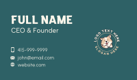 Smiling Cute Dog Business Card