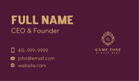Crown Wreath Royalty Business Card
