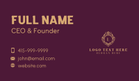 Crown Wreath Royalty Business Card Design