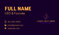 Audio Mic Podcast Business Card