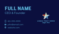 Beach Island Star Business Card Design