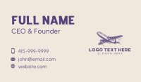 Airport Aircraft Travel Business Card