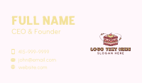 Sweet Cake Dessert Business Card Design