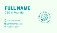 Tech Global Company Business Card