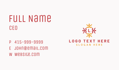 Community Charity Group Business Card Image Preview