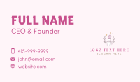 Beauty Salon Lipstick Business Card