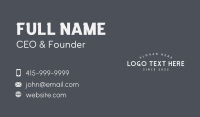 Hip Business Card example 1