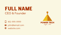 Desert Pyramid Location Business Card