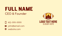 American Football City  Business Card Design