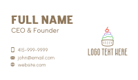 Colorful Cupcake Patisserie Business Card