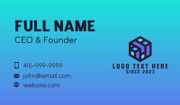 Telecommunication Business Card example 1