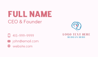 Mental Health Psychology Therapist Business Card