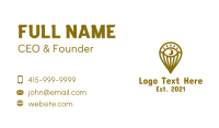 Gold Eye Balloon Business Card Design