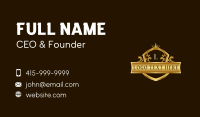 Royalty Crest Shield Business Card