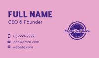 Dessert Business Card example 3